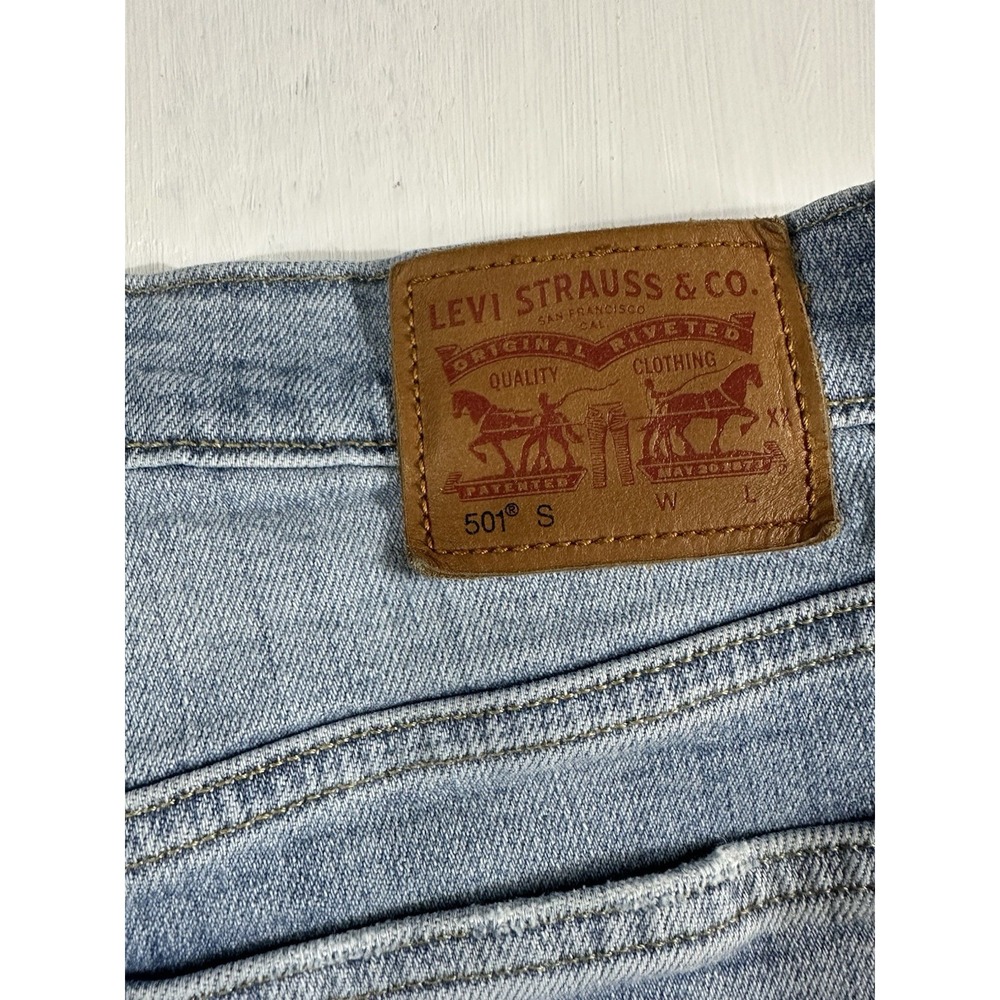 Levi's 501s Womens Skinny Jeans Light Blue Denim Wash Streetwear Premium Quality - Picture 12 of 12